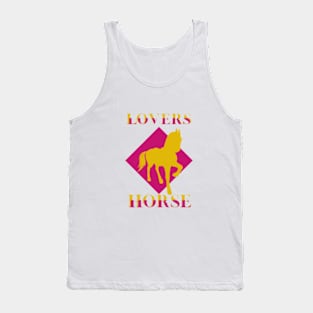 pink horse lover Tank Top